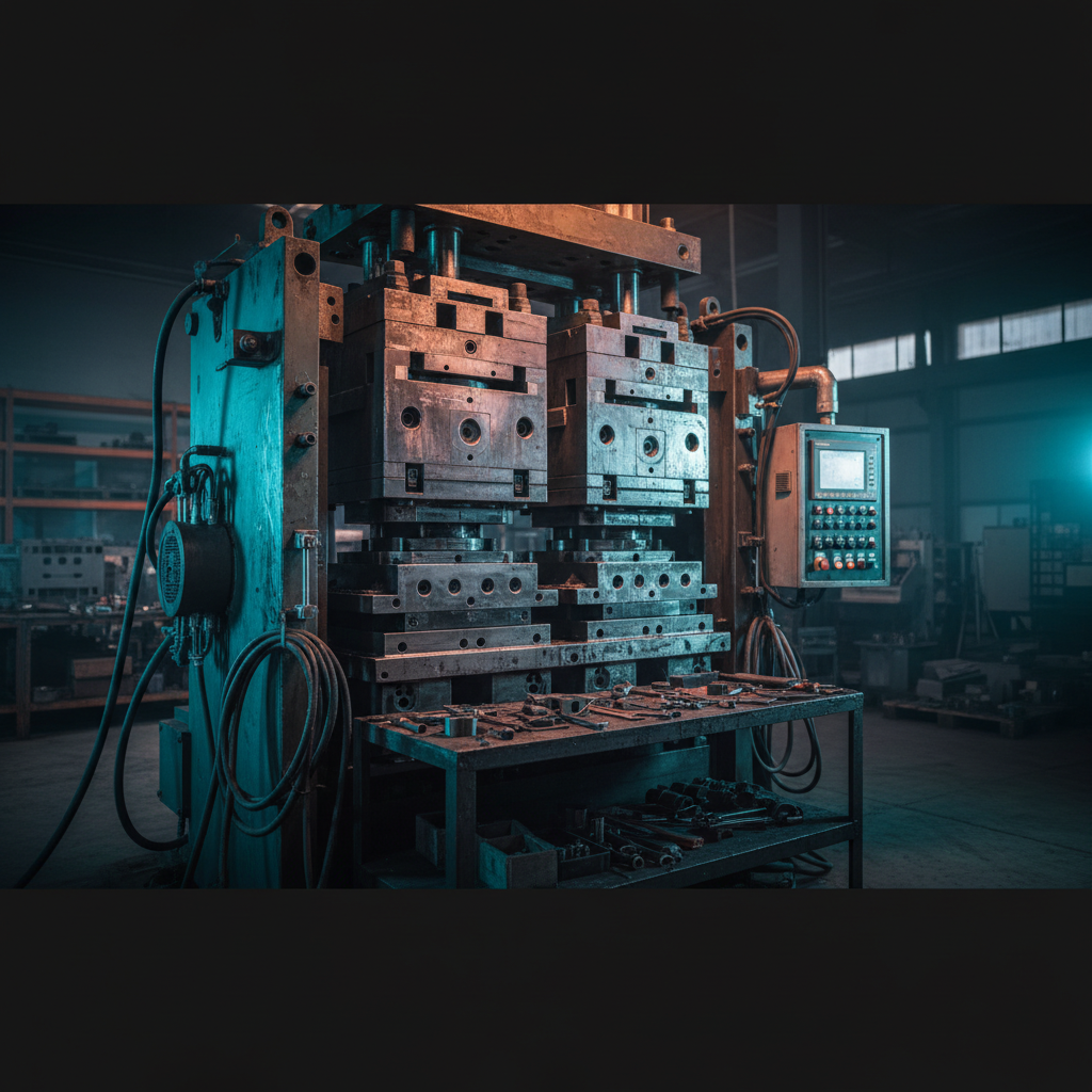 Detailed hydraulic molds in AAC block making machine for construction