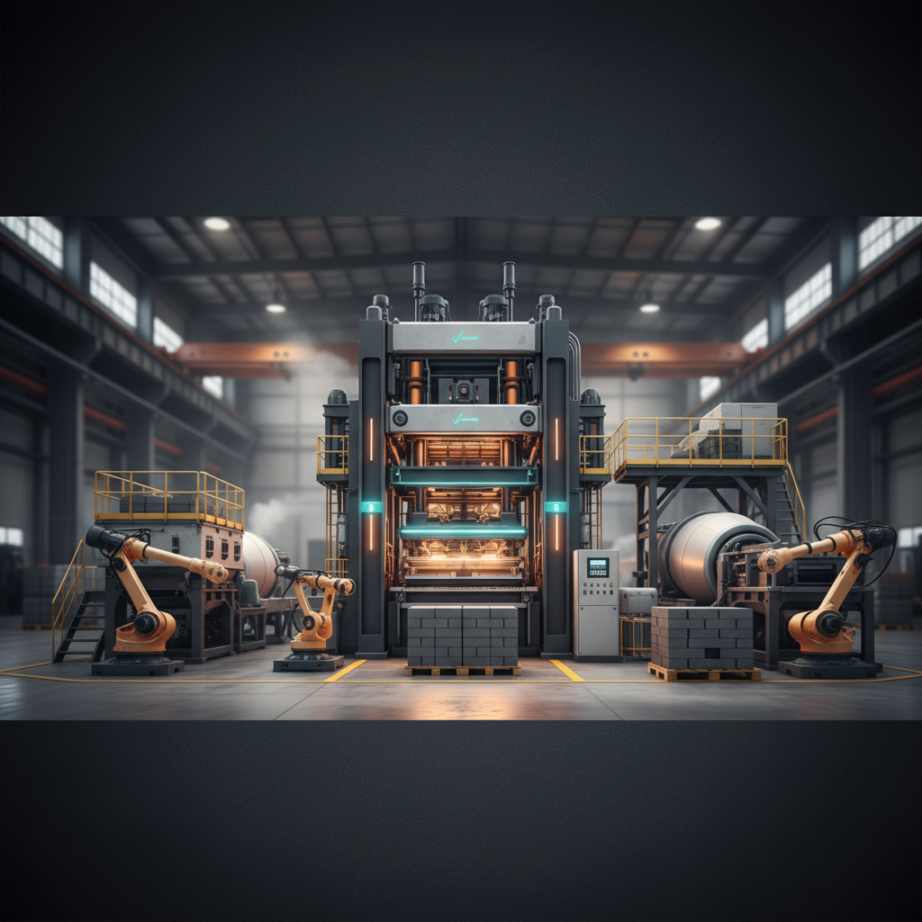 AAC block making machine in industrial construction factory